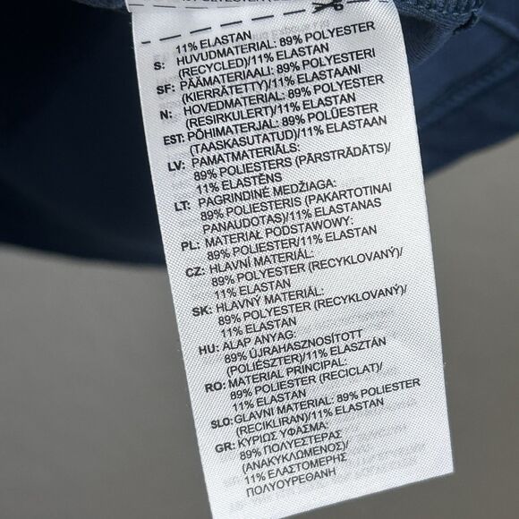 Adidas Golf Shirt Size Medium Blue PrimeGreen Performance Polo Shirt Sleeve - Picture 8 of 10